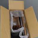 Key Holder for Wall, Mail Organizer Wall Mount with 5 Hooks and Shelf, Home Decorative with 5 Double Hooks and Chalkboard for Home Coat/Letter/Dog Leash/Entryway/Hallway/Living Room Decor (Burnt Paulownia)