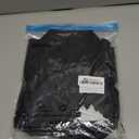 Mens Wrinkle Free Dress Shirts Regular Fit Business Button Down Shirt Formal Long Sleeve Wedding Stretch Shirts (Large, Black)