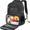 MATEIN 18 Inch Backpack for Men, Extra Large Work Backpack with Lunch Compartment, Water Resistant Insulated Cooler Computer Bag, Sturdy Padded Carry On Laptop Daypack for College Travel