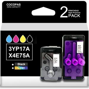 High Capacity 3YP17A X4E75A Printhead Replacement for HP Smart Tank 660 670 700 6000 6001 7000 7001 7300 7301 7600 7602 Series Printers Replacement with 6001 Remanufactured Printhead