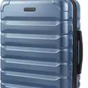 LIGHT FLIGHT Carry On Luggage 22x14x9 Airline Approved, Expandable Carry On Suitcases with Wheels, Lightweight Luggage, Durable Hard Shell 20 Inch Rolling Suit Case for Men Women Travel,Royal Blue