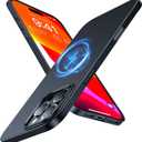 TORRAS Magnetic SlimFit for iPhone 16 Pro Max Case 6.9 inch, UltraThin 16 ProMax Phone Case Compatible with MagSafe, Light AntiScratch Matte Hard PC Bayer OriginFit, Black