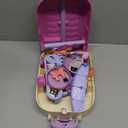 deAO 3 in 1 Toddler Vanity Makeup Table Girls Vanity & Suitcase Set with Fashion Accessories Pretend Play Travel Suitcase Fashion Beauty Set for Girls