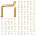 120 Pcs G Pins for Scaffolding – 2" Gravity Locking Pins, PTP Pig Tail Pins for Steel Scaffold Construction
