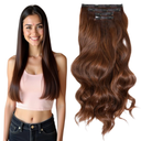 21” Brown Hair Extensions, 4 Pieces