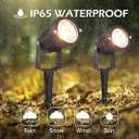 Low Voltage Landscape Lights Outdoor: 7W 700LM LED Landscape Lighting with Connectors for Tree Garden Yard Pathway | 12V 24V Warm White 2700K Spotlights | IP65 Waterproof | 24 Pack