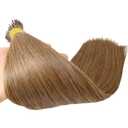 I Tip Hair Extensions Natural Real Human hair Fusion Capsule Keratin Hair Extensions 100g/pack(1g/Strand) (#6, 24inch)