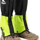 Waterproof Adjustable Leg Gaiters for Men and Women Snow Boot Gaiters for Hiking in Hunting Sand and Mud Mountain Climbing or Snowshoeing (Small-Medium, Green)