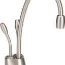 InSinkErator Contemporary Instant Hot and Cold Water Dispenser Faucet, Satin Nickel, F-HC1100SN