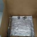 Clear Vinyl Tarp Heavy Duty Waterproof with Grommets, 8×14 FT 14 Mil, Clear Tarps-8x14FT