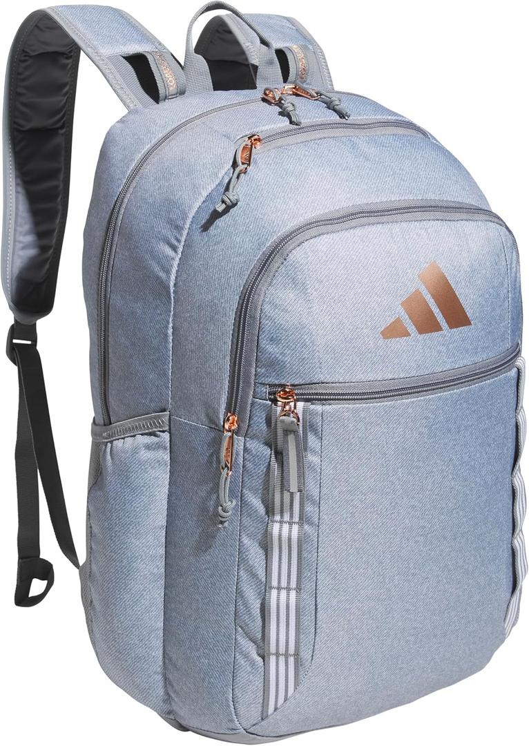 adidas Excel 7 School Backpack for Laptop, Gym and Travel, 34L, OSFA
