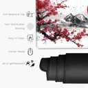 Cherry Blossom Mouse Pad Gaming Desk Mat XL Mousepad 24x12 Desk Pad Sakura Computer Mat Large Mouse Pads for Wireless Mouse Office Laptop Accessories Gift