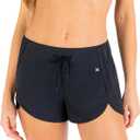 Hurley Women's Standard Aquas 2.5" Boardshort Bottom (Medium, Black)