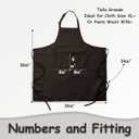 Urby Kitchen Cooking Aprons for Women with Pockets Plus Size, Ideal For XL XXL or Waist W38+. Extra Large and Long.