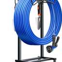 Garden Hose Holder, Heavy Duty Water Hose Holders, Sturdy Metal Hose Stand, Hose Organizer, Water Hose Hanger Rack, Hose Reel Storage Stake hold 150Ft Water Hoses, for Patio, Lawn, Garden