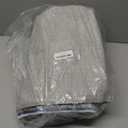 Rugcomf Runner Rug 2'6''x8' Hallway Washable Boho Soft Area Rug Non-Slip Faux Wool Vintage for Kitchen, Entryway, Laundry, Bedroom, Indoor (Grey and White)