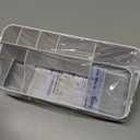 Bathroom Counter Organizer and Storage, 7 Slots Detachable Toothbrush Holders for Bathrooms, Anti-Slip Electric Toothbrush and Toothpaste Holder Countertop Vanity Organizer Accessories for Adults Kids (White Grey)