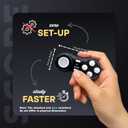 Scope Remote- Remote for Anki. Customizable with Anki Add-on, Compatible with Windows, Mac, iOS, iPad, and Android. Quizlet Compatible, Anki Controller. Midnight Black, Plus (16-18 Hours Battery)