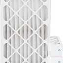 Pamlico Air 16x25x4 MERV 11, MPR 1000 Pleated AC Furnace 4'' Air Filters by Pamlico. 2 Pack. Exact Size: 15-1/2 x 24-1/2 x 3-3/4, White