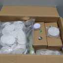 Happizza Button Maker Machine Multiple-Sizes - Pin Maker Machine 1.25 inch+2.25 inch, Interchangeable Button-models Badge Button Press Machine with 200 Sets 32+58mm Button Maker Supplies&Circle Cutter