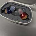 Hearing Aids for Seniors, Hearing Aid Rechargeable for Hearing Loss, Personal Hearing Amplifier with Volume Control and Portable Magnetic Charging Case, Noise Canceling Hearing Aids (Black&Red&Blue)