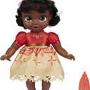 Disney Princess Moana Baby Doll with Baby Bottle & Hair Pin