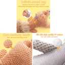 Dog Plush Toy Soft Chew Toy for Dog Cute Durable Dog Toy Stuffed Animal Dog Plush Toy Puppy Pet Mutt Toy Plush Dog Chew Toy Suitable for Large, Medium and Small Dogs Orange Lion