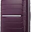 Samsonite Freeform Large Checked Luggage with Dual 360 Spinner Wheels - TSA Lock, Airline-Approved - Lightweight Durable Polypropylene Expandable Hardshell - Amethyst Purple
