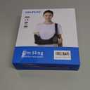 VELPEAU Arm Sling Shoulder Immobilizer for Women and Men, fit Left or Right Arm - Rotator Cuff Support Brace -Medical Sling for Shoulder, Clavicle, Elbow Injury (Comfort type, Medium: Bust 29.5-33.5)