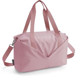 Ceneda Small Gym Bag for Women, 12 inch Mini Gym Bag with Wet Pocket, Lightweight Tote for Gym, Sport, Workout - Pink