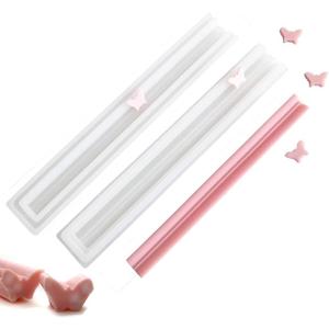 EchoDone Butterfly Tube Column Silicone Soap Candle Mold Embed Soap Making Supplies Silicone Mold for Soap