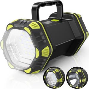 AlpsWolf Updated Camping Lantern Rechargeable, LED Flashlight Spotlight, 4800 Capacity Battery Powered, Portable Camping Light, 4+4 Modes for Emergency, Outdoor Hiking, Power Outages, Fishing