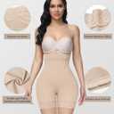 SHAPSHE Butt Lifting Shapewear Tummy Control Shorts Fajas Colombianas Shapewear Shorts Compression Underwear Women (Beige, S)
