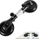 2 Pack Laminate Floor Gap Repair Tool, Pro Countertop Alignment Clamps, Adjustable Granite Seam Setter with Vacuum Suction Cups, for Granite, Marble, Stone, Slab and Glass