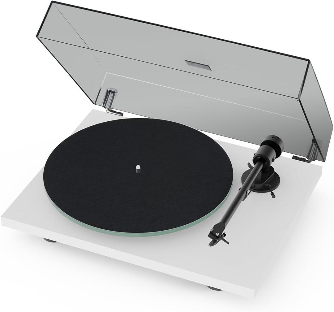 Pro-Ject T1 Evo BT Turntable with OM10 Cartridge (White)