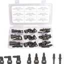 24PCS Assorted Fuel Line Hose Quick Release Connect Male & Female Push On Connector SAE 7.89mm & 9.49mm & 9.89mm