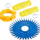 BlueStars Pool Cleaner W70329 Finned Disc & W69698 Diaphragm & W70327 Foot Pad Kit Replacement - Compatible with Zodiac Baracuda G2,G3 or G4, Ranger 1500 Models, etc