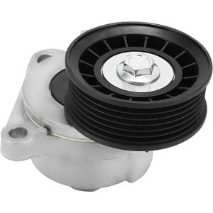 AULINK 38452 Belt Tensioner Assembly with Pulley (2.0L 2.3L 2.5L-No Hybrid) For Ford Escape 2005-2012,Focus 2003-2011,Fusion Transit Connect,For Mazda 3 6 Tribute,For Mercury Mariner Milan 6E5Z6A228A