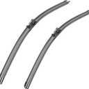 Factory Windshield Wiper Blade Wiper Set 24"+19" (Top Lock 19mm,Set of 2) Fits Volkswagen Jetta Volkswagen Passat,VW Golf VW Eos
