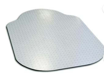 Evolve Modern Office Chair Mat for Low and Medium Pile Carpet with Lip 36" x 48"