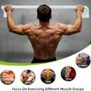 Wall Mounted Doorway Pull Up Bar, Heavy Duty Strength Training Pull-Up Bars for Doorframe, Support Beam or Joist Mount Thick Metal Sturdy Construction Support 500 lbs