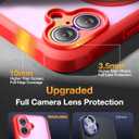 Diaclara Magnetic Designed for iPhone 17 Case 6.3'' Full Body Bumper,[Compatible with MagSafe] Military Drop Proof Phone Case with Built-in Screen Protector,Easy Install,No Gap,Red