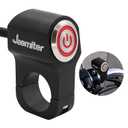 Jeemiter 7/8 inch (22mm) Motorcycle Handlebar Switch 12V 10A, CNC Aluminum Alloy ON/Off Power Switch with LED Indicator Light for Fog Light, Headlight, Accessories