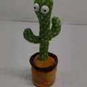 Dancing Cactus Talking Toy,Wriggle Singing Mimicking Cactus,Repeat What You Say,Sing,Dance,Recording,LED(120 Songs)
