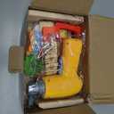 Kids Tool Set with Electric Drill, 39 Pcs Wooden Toddler Play Tool Bench Kits with Tool Box, Montessori STEM Educational Pretend Construction Toy for 3 4 5 6 Year Old Boys Girls Birthday Gifts