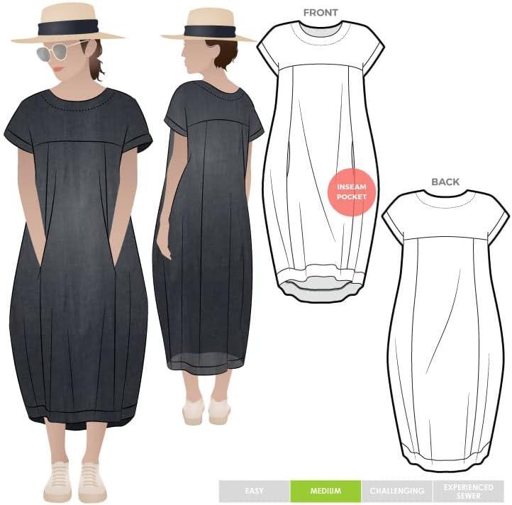 Style Arc Sewing Pattern - Sydney Designer Dress (Sizes 04-16)