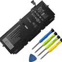 52Wh 722KK Laptop Battery Replacement for Dell XPS 13 9300 (2020) XPS 13 9310 (2020) XPS 13 9380 (2020) P117G P117G002 P117G001 Series Notebook 0WN0N0 WN0N0 02XXFW 2XXFW FP86V 7.6V 6800mAh