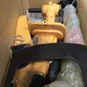 Cordless Tiller Cultivator Compatible with DEWALT 20V MAX Battery(Tool Only), Folding Electric Rototiller for Garden with 40 Steel Tines 310RPM, 9.1In Tilling Width and 6.3In Depth (Yellow Black)