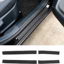 Door Sill Protector Compatible with 2022-2025 Ford Maverick Door Step Protector Side Edge Step Guard Car Door Dust Shield Cover 2024 Maverick Exterior Accessories (Outer)