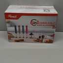 Rosewill 6-in-1 Multi-Speed Cordless Rechargeable Immersion Hand Blender, Heavy Duty Motor - Stick Blender, Beaker, Whisk, Chopper, Dual Beater, Milk Frother - For Smoothies, Baby Food, Soup - Rose